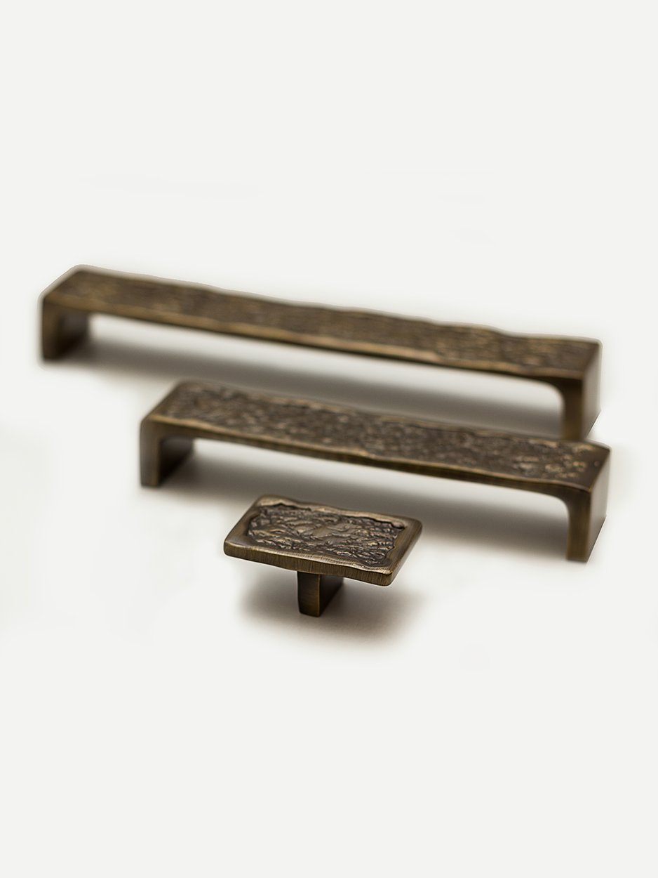 Solid brass wardrobe door handles and knobs for luxury bedroom furniture