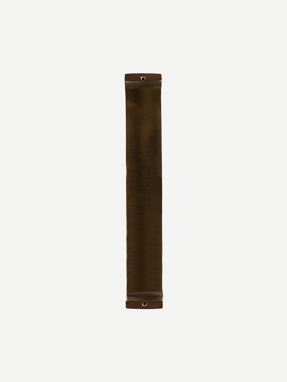 Polished brass wardrobe cabinet handles for classic interiors