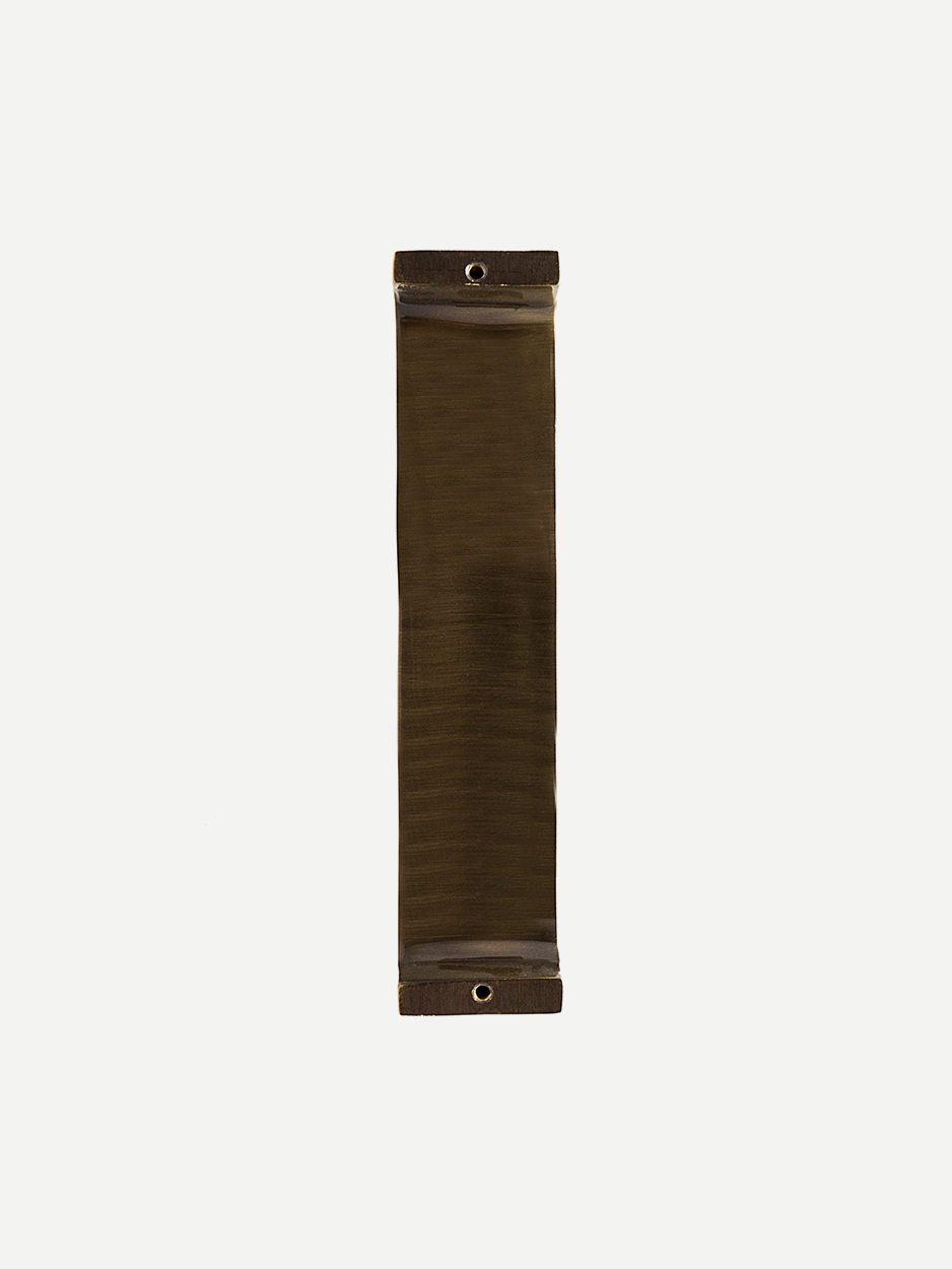 Textured brass wardrobe pulls for bespoke luxury wardrobes