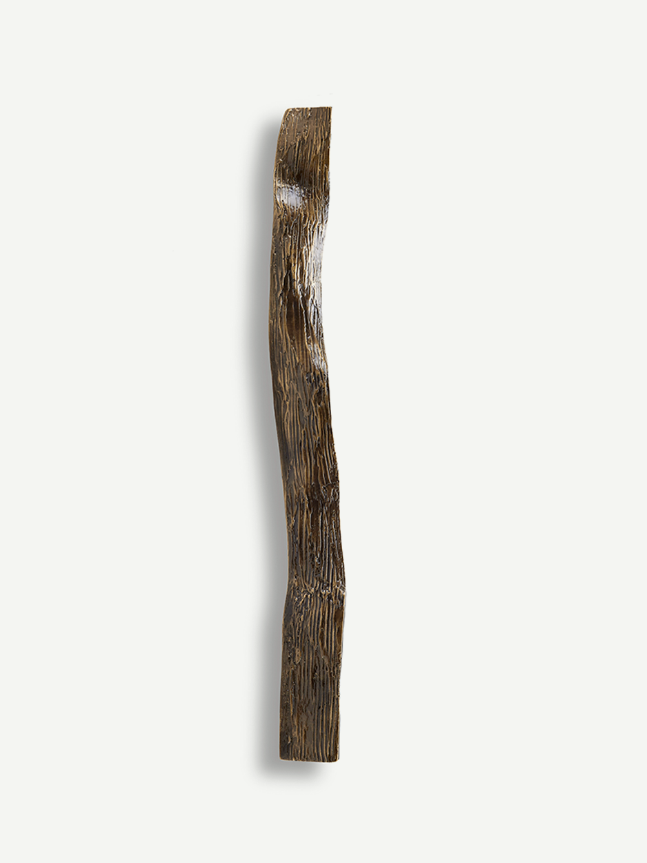 Contemporary solid brass handles for custom doors