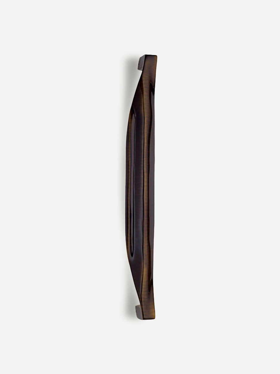 Modern wardrobe cabinet handles in bronze for luxury closets