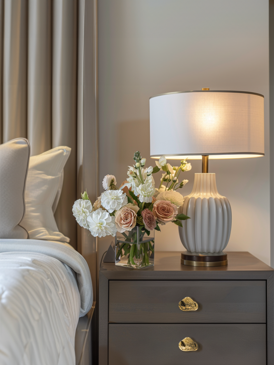 Premium cloud shape brass knobs handcrafted for bespoke furniture pieces