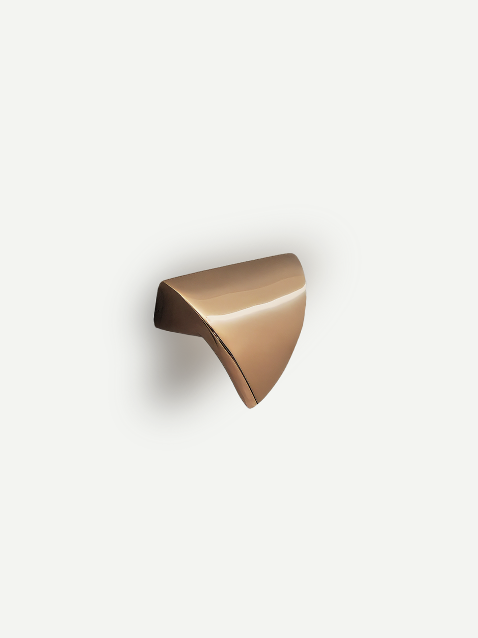 Luxury rose gold cabinet pull handle for statement interiors