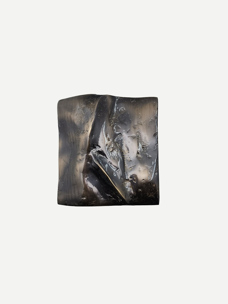 High-end sculpted brass cabinet pulls for contemporary interiors