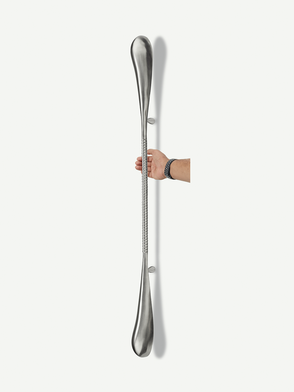 Durable stainless steel entry door pull handle