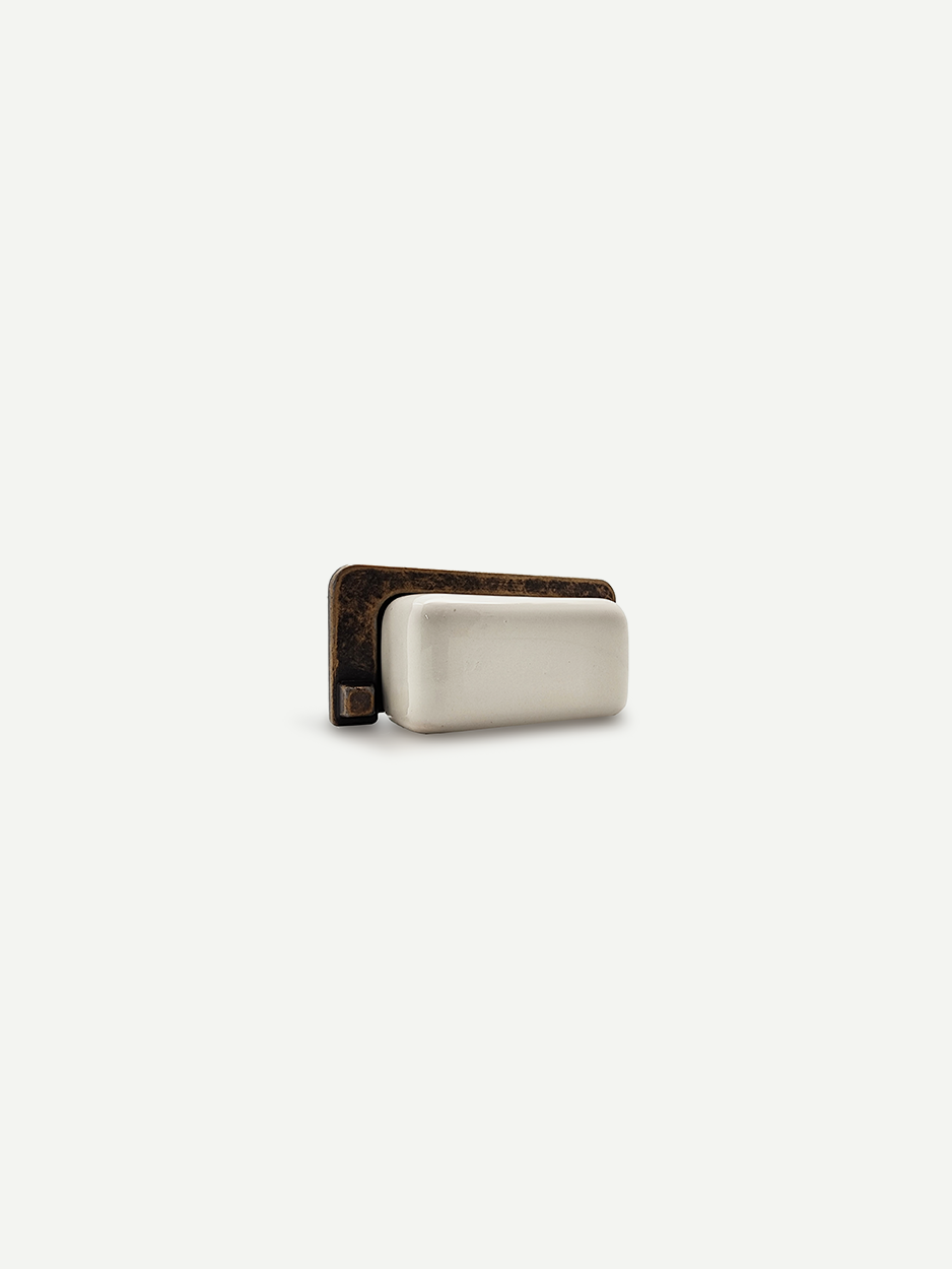SOLENE CERAMIC KNOB FOR DRESSERS AND VANITIES - GLITTERS HARDWARE