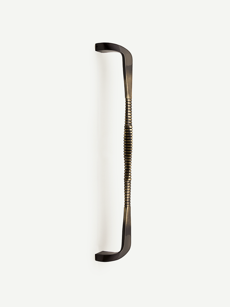 Handmade designer door handles for bespoke wooden doors