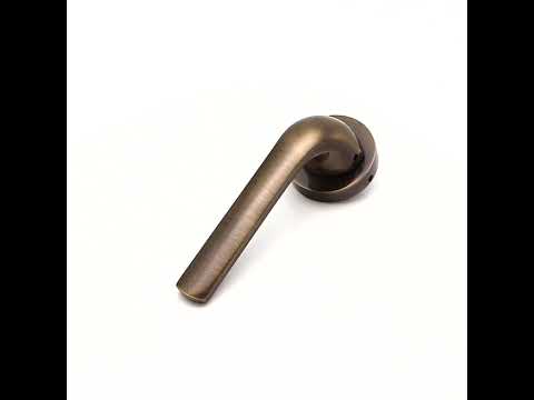 Handcrafted brass lever handles for statement doors