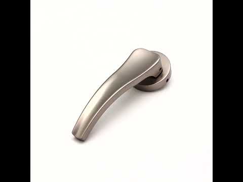 Modern sculptural lever handles for home and office doors