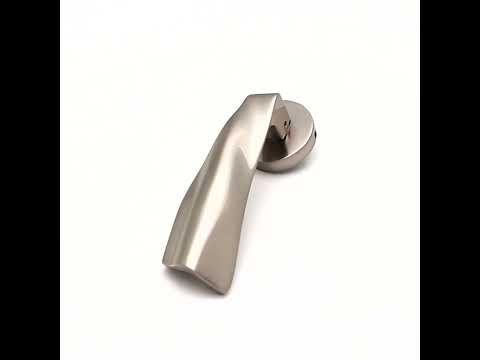 Elegant contemporary lever handles for wooden doors