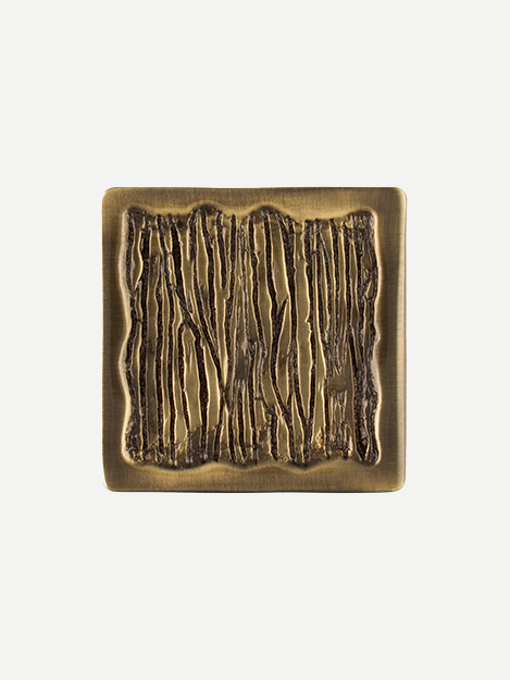 Interior designer choice cabinet pull in solid brass