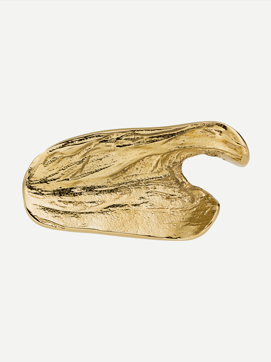 High-end drawer pull in brass for cabinets and wardrobes