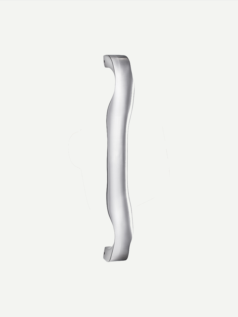 Contemporary brass door handle for modern homes