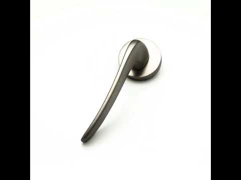 Minimal lever handle design crafted from solid brass