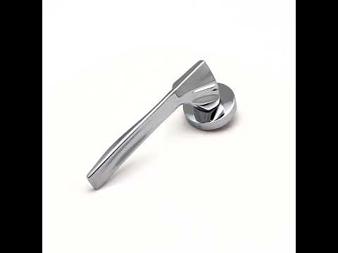 Elegant lever handle in brass for office and home doors