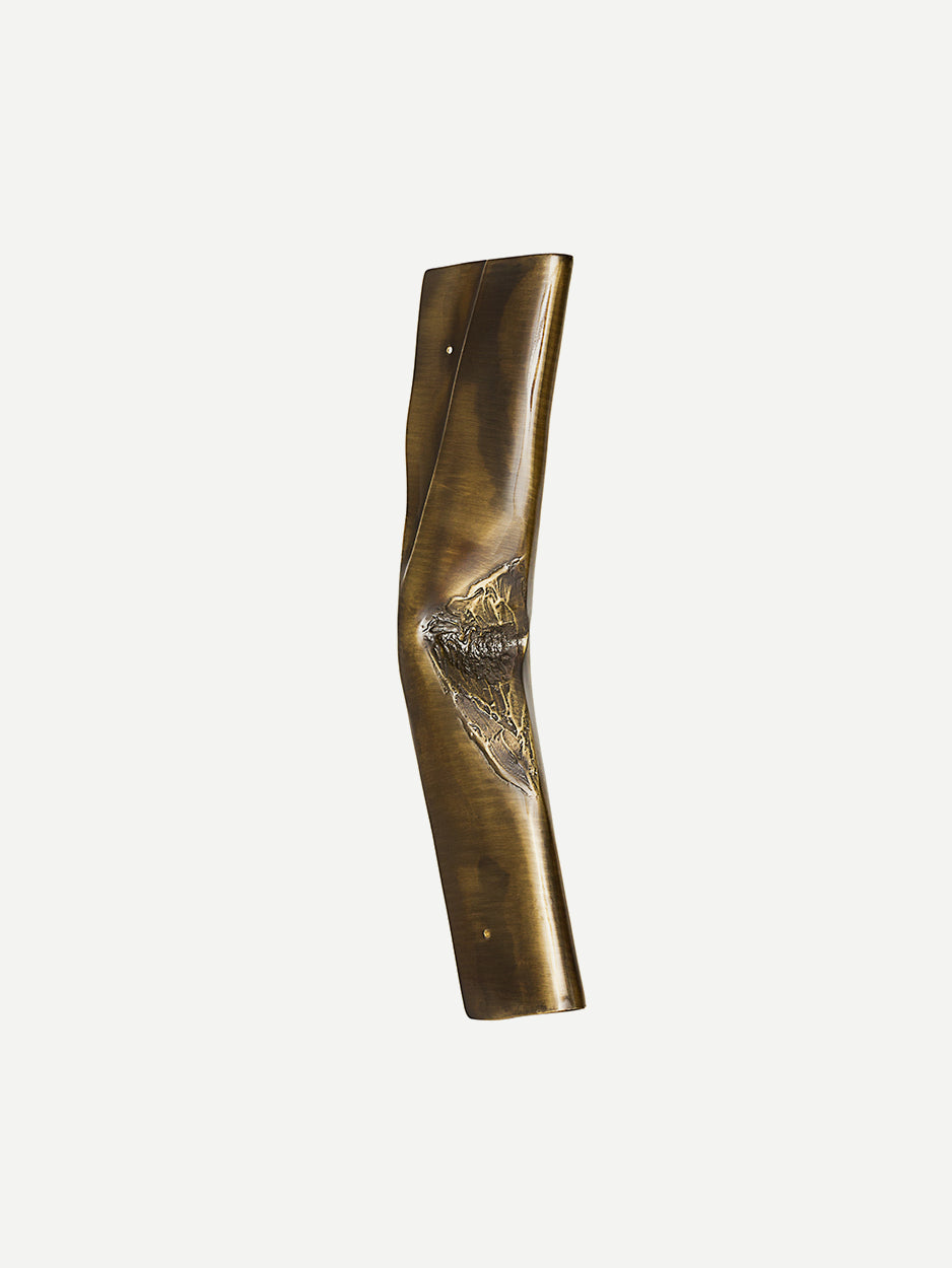 High-quality brass front door handle for premium villas