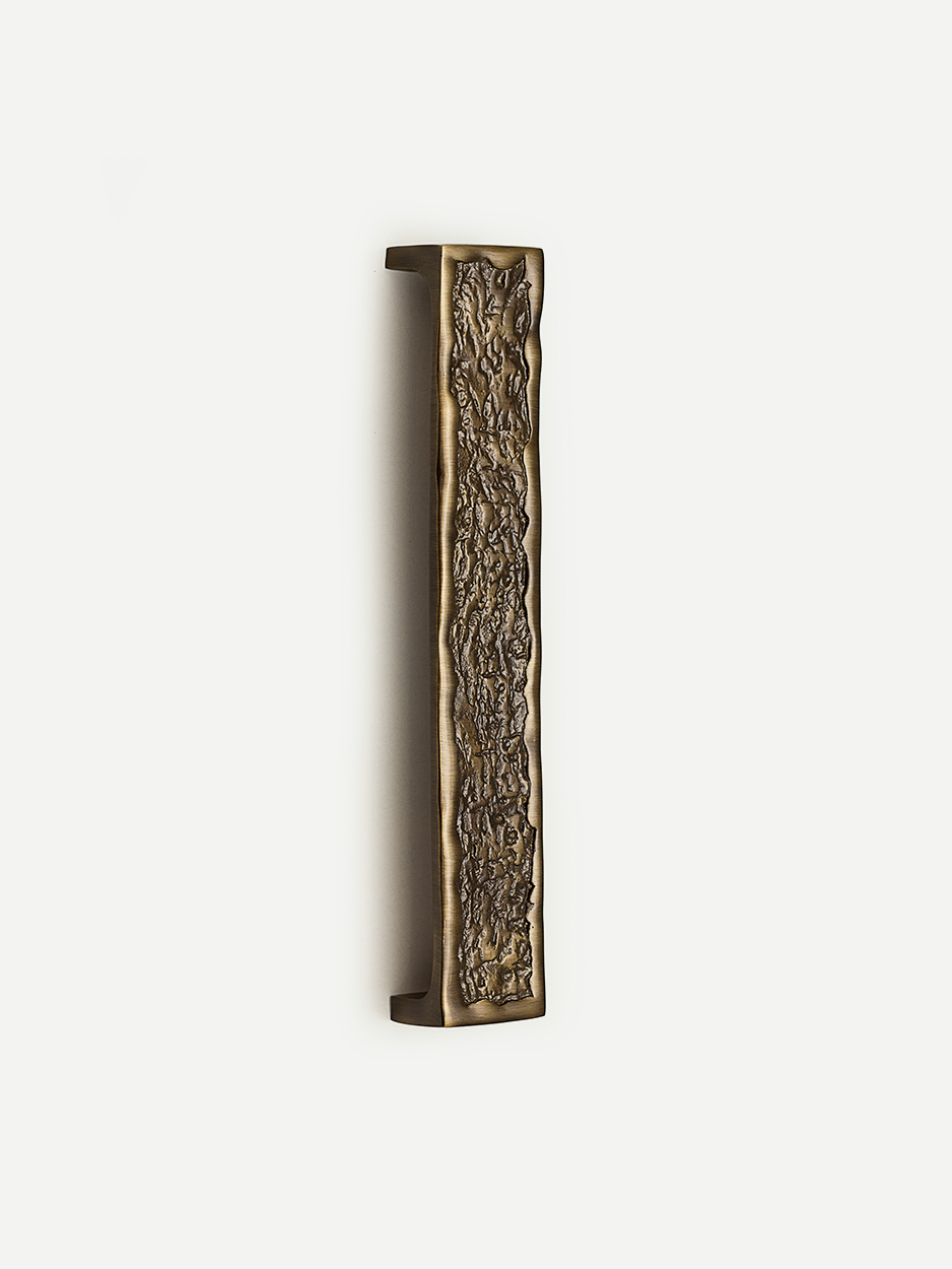Solid brass wardrobe door handles for luxury bedroom furniture