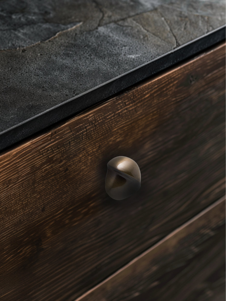 Elegant brass cabinet knobs for modern and classic interiors