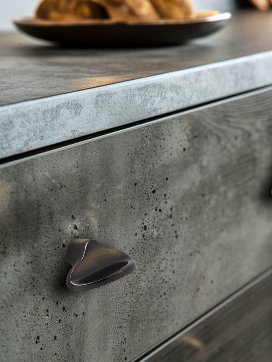 Premium sculpted knobs for bespoke cabinetry and luxury homes