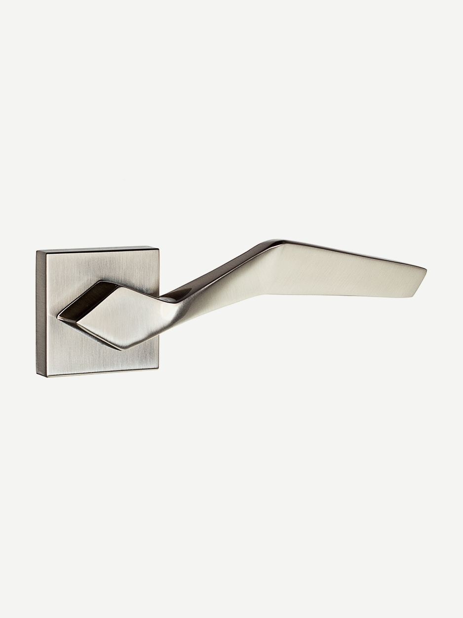 Contemporary designer lever handles for bedroom and living room doors