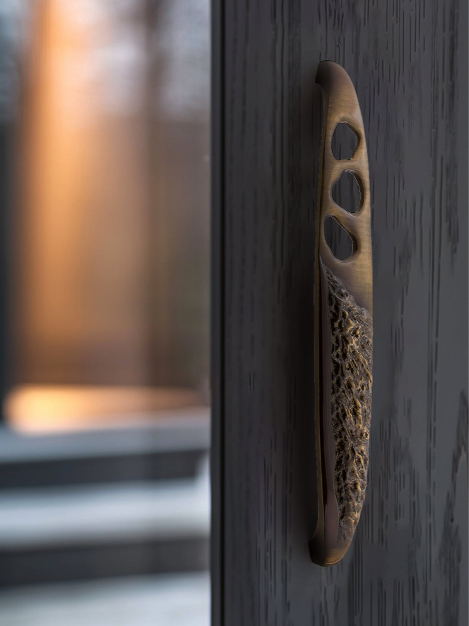 Contemporary main door pull handles in luxury finishes