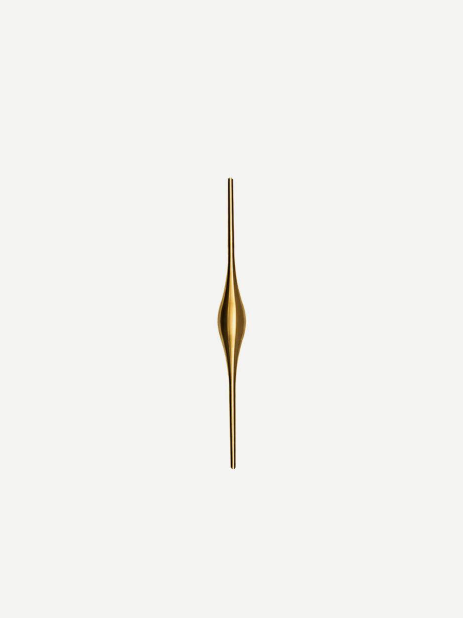 Luxury front door pull handle in stainless steel in gold for modern entry doors