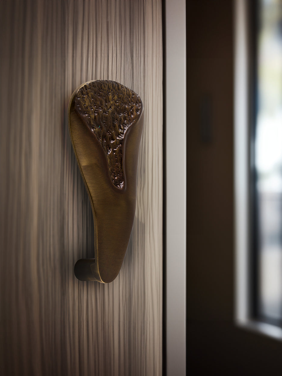 Luxury brass main door pull handles for modern villas