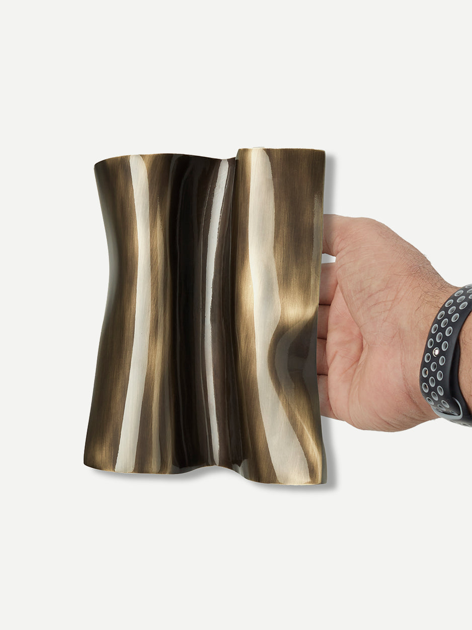 Contemporary brass front door handles for villas and apartments