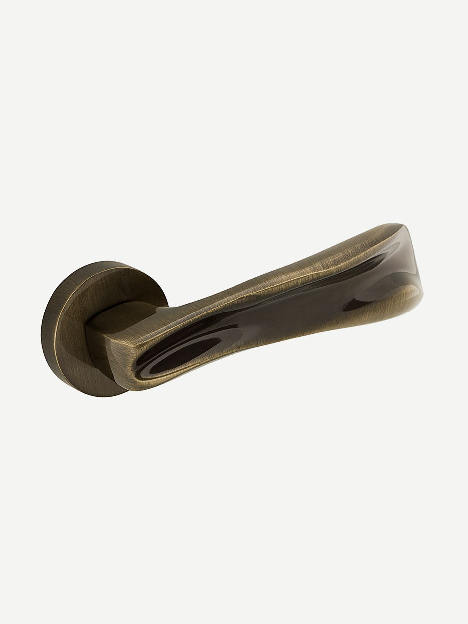 Solid brass designer lever handles for statement doors