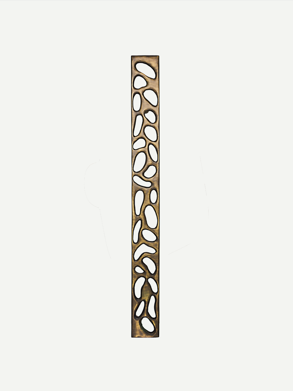 Designer front door handle set for wooden doors with back to back installation