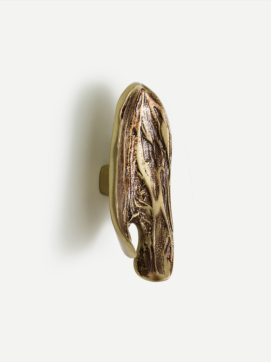 Luxury brass cabinet pull handle for modern kitchens and designer interiors