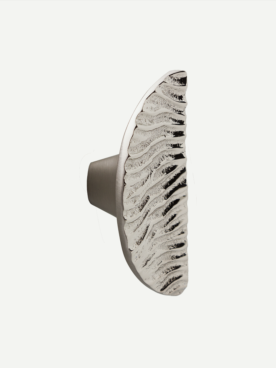 Designer brass pull for luxury furniture