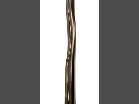 TWINE Door Handle by Glitters Hardware - Glossy bronze finish featuring an imperfectly perfect curve, ideal for contemporary, classic, or bohemian interiors. Elevate your entry foyer with effortless luxury and refined style.